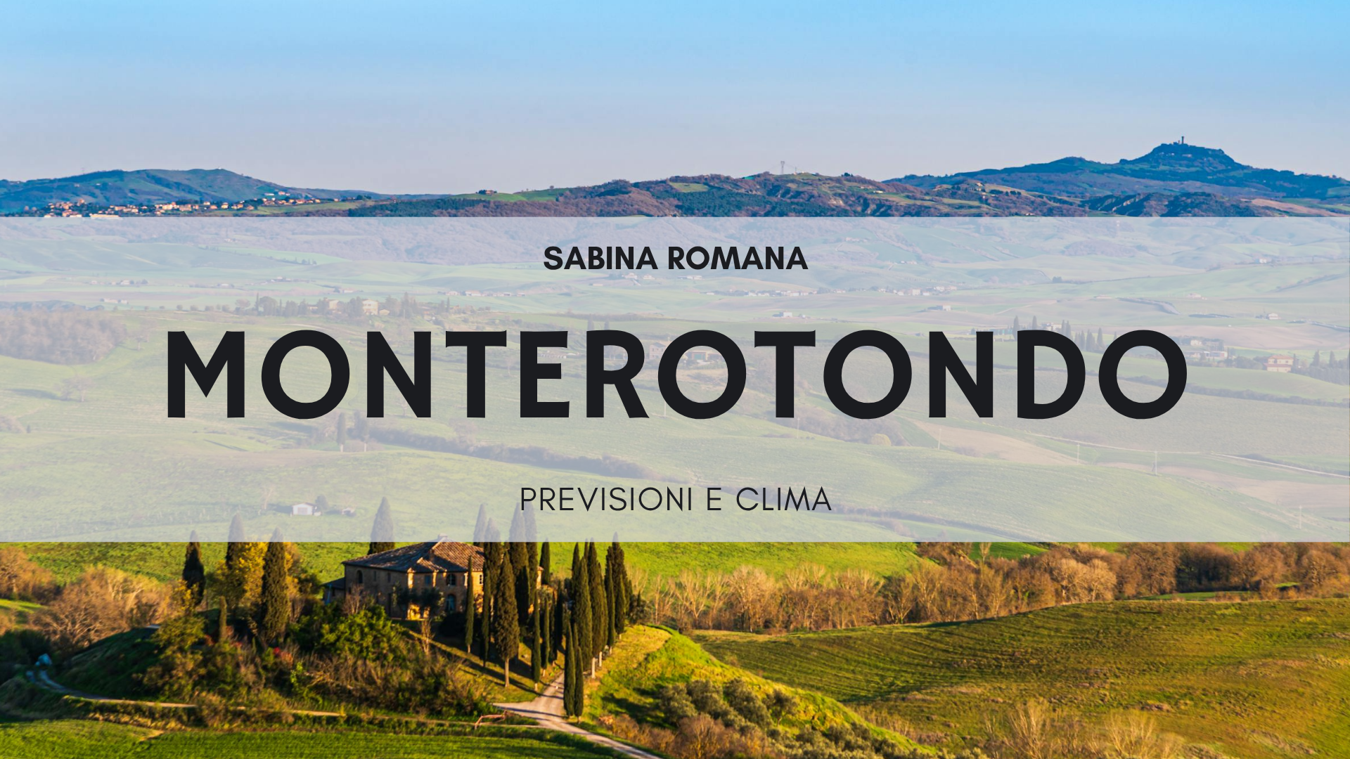 Colline della Sabina Tiberina con vigneti e ulivi, paesaggio di Monterotondo a nord-est di Roma