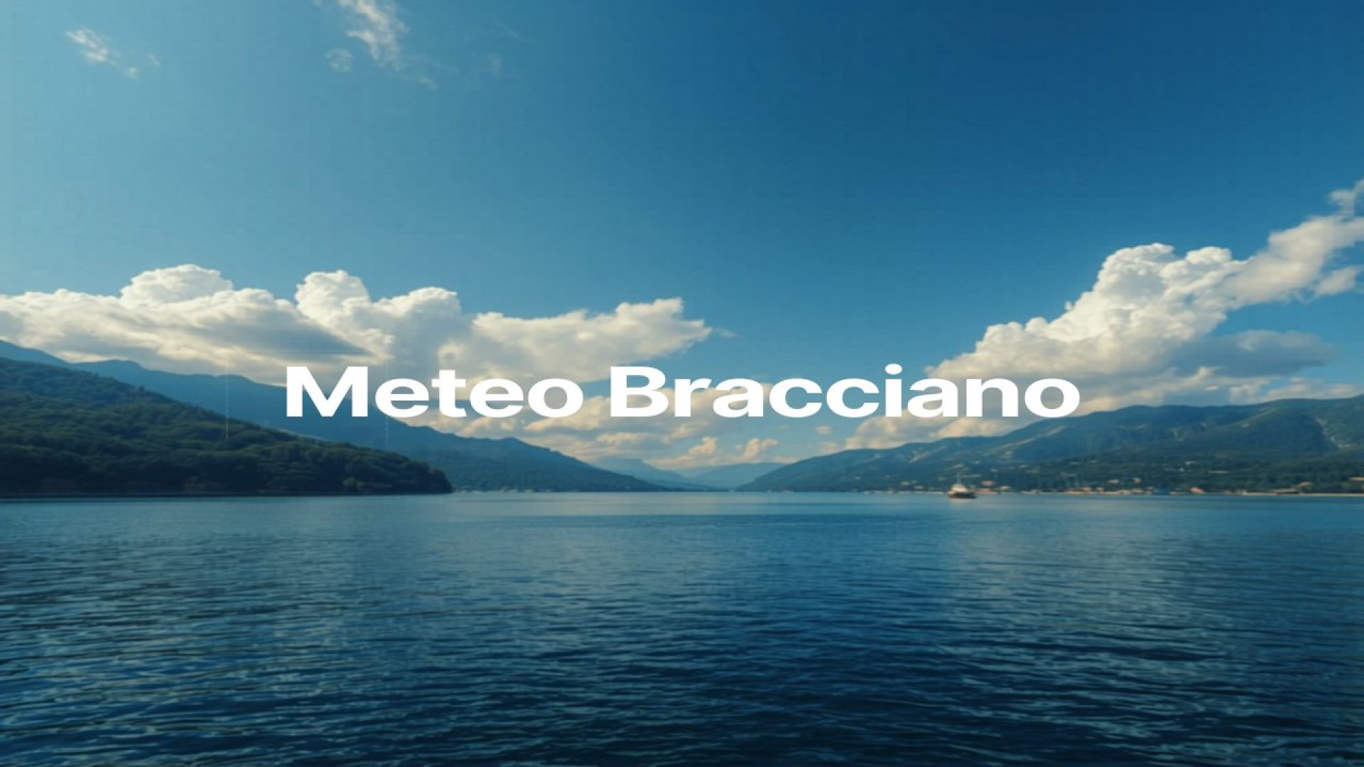 Meteo Bracciano: previsioni e clima del Lago di Bracciano